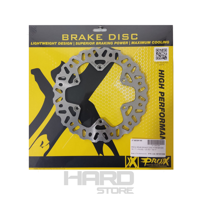 Disco de freno Trasero Ktm 1990-2023 / Husq 2014-2023/ Gasgas 21-23/ 220mm PRO-X 37.BD26190