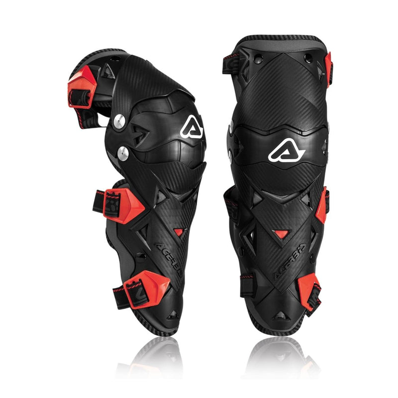 Rodilleras Para Moto Impact EVO 3.0 Acerbis Negro/Rojo