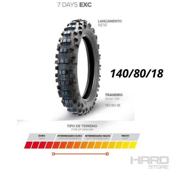 Neumatico Trasero Borilli Enduro Medio 7 Days FIM  140/80/18 / Borilli