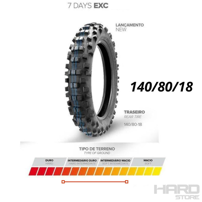 Neumatico Trasero Borilli Enduro Medio 7 Days FIM  140/80/18 / Borilli