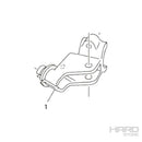 Base de manilla de embrague original Yamaha 5TJ-82911-80-00 para WR250F y WR450F