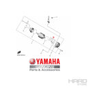 Carbones de motor de partida  YAMAHA YZ/FX/WR 250 4T / Original YAMAHA 5UM818011000