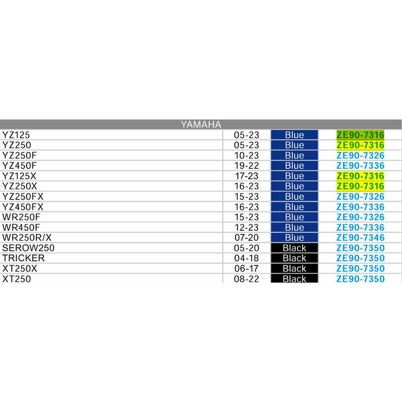 Pedal de freno Yamaha YZ125 / YZ250 05-23 Trigger / Zeta ZE90-7316