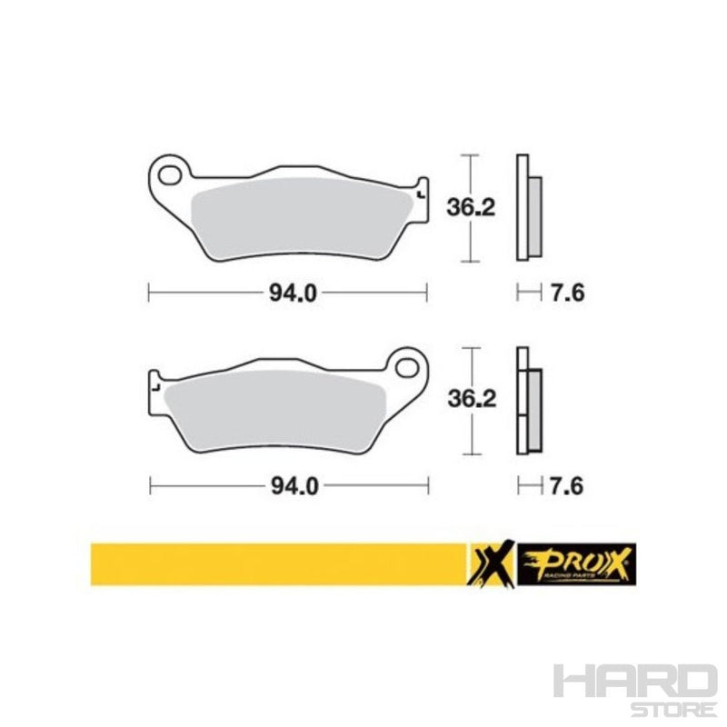 Pastillas Moto Freno Delantero Ktm - Husqvarna- Sherco- GasGas- TM / PRO-X 37.102202