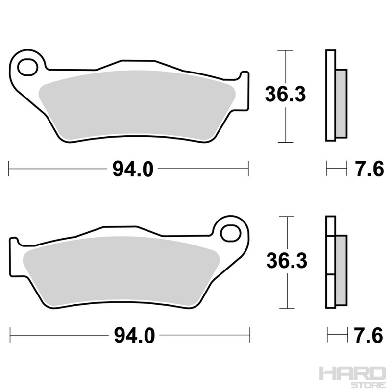 Pastillas Moto Freno Delantero Ktm-Husqvarna-Sherco-GasGas-TM / LMP271ORR