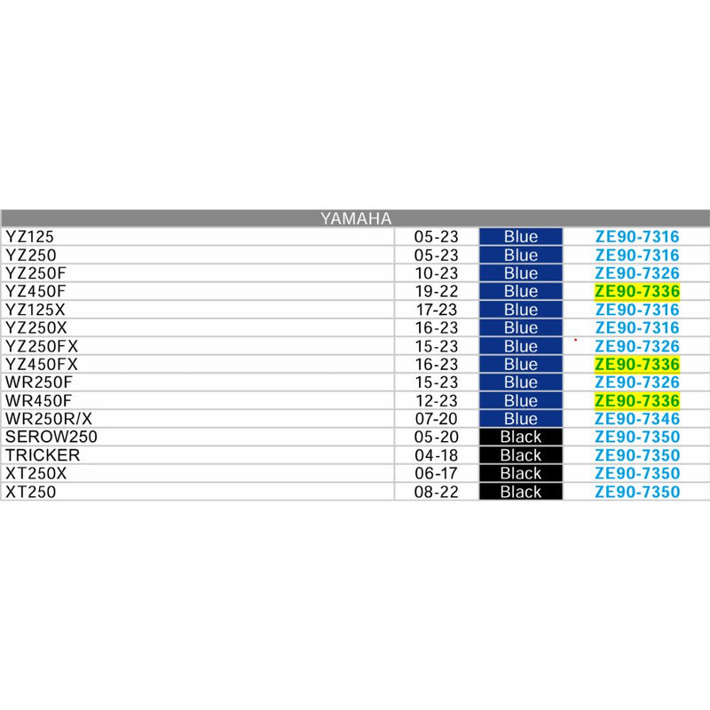 Pedal de freno Yamaha YZ450 FX 16 - 23 Trigger / Zeta ZE90-7336