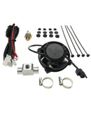 Kit universal Ventilador Exed de Calidad, con interruptor térmico y sistema de montaje universal Revotec, para todas las motos de cross de 2 y 4 tiempos