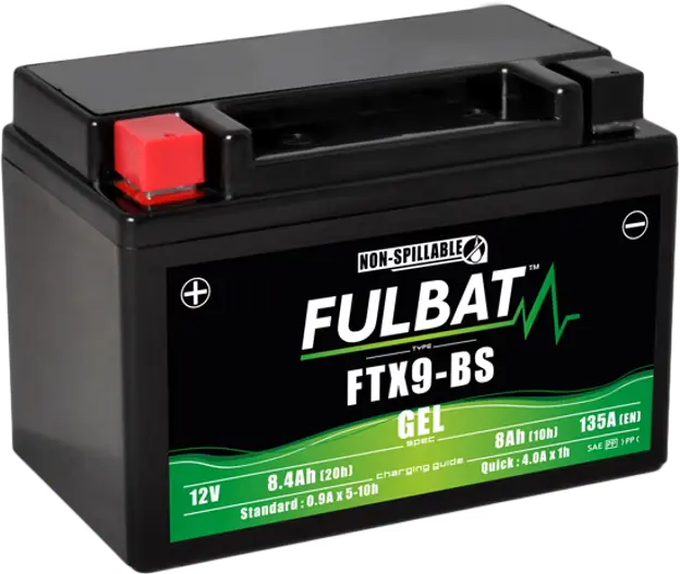Bateria Para Moto FTX9-BS-GEL / GEL Fulbat