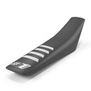 Funda Asiento Motocross Enduro Onegripper Ribbed / Gris Oscuro-blanco