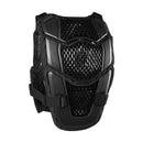 Jofa Fox Raceframe Impact CE negra 24265-001 vista trasera, protección de espalda y cinturón ajustable