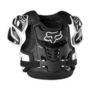 Jofa Fox Raptor negra vista frontal, protector de pecho con hombreras y certificación CE nivel 2