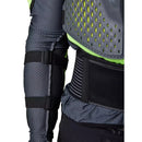 Detalle faja de cintura y tela ventilada de jofa Fox Titan Sport Jacket gris/amarillo
