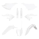Kit plásticos completo Polisport blanco 91128 para Yamaha YZ 125 y YZ 250 2022-2026, con cubre barras