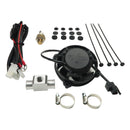 Kit ventilador universal Exed moto enduro 2T 4T con termointerruptor y montaje Revotec