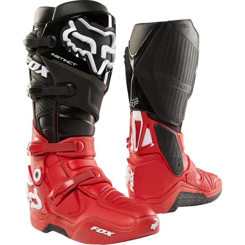 Botas Moto Instinct Rojo/Negro Fox