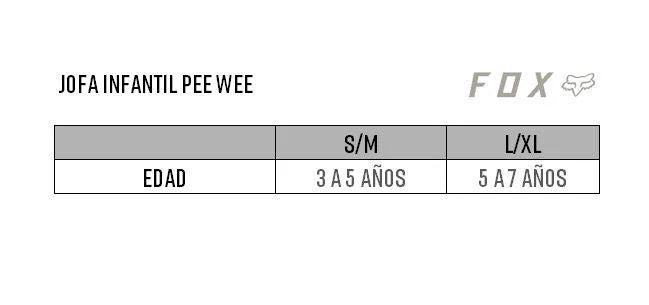Jofa Moto Infantil Titan Roost Deflector Fox