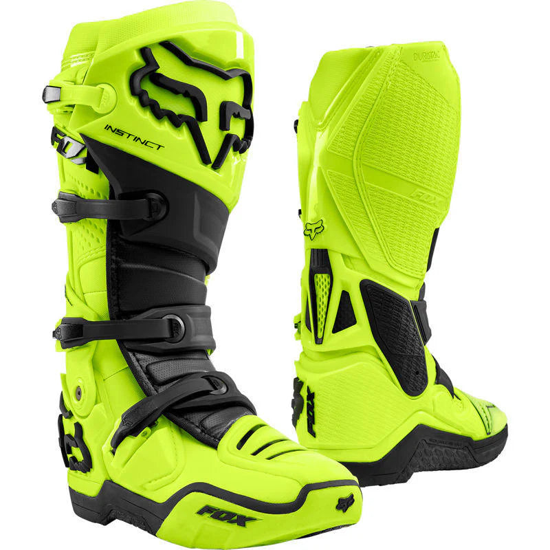 Botas Moto Instinct Fluor Amarillo Fox