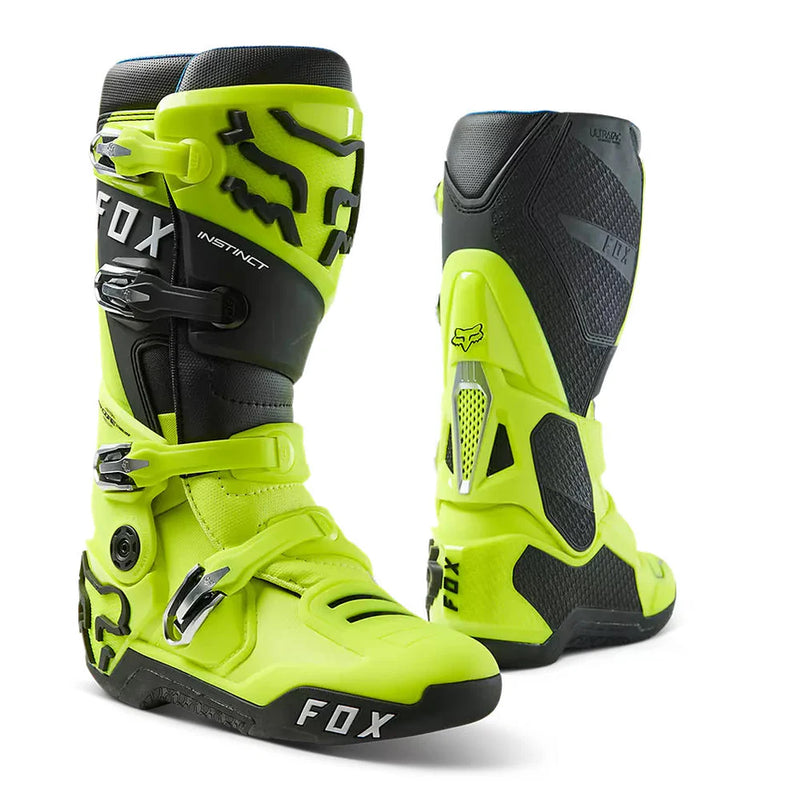 Botas Moto Instinct Amarillo Fox