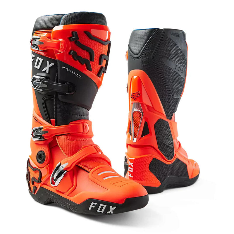 Botas Moto Instinct Naranjo Fox