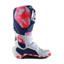 Botas Moto Instinct Ryvr Edicion Limitada Blanco/Azul/Rosado Fox