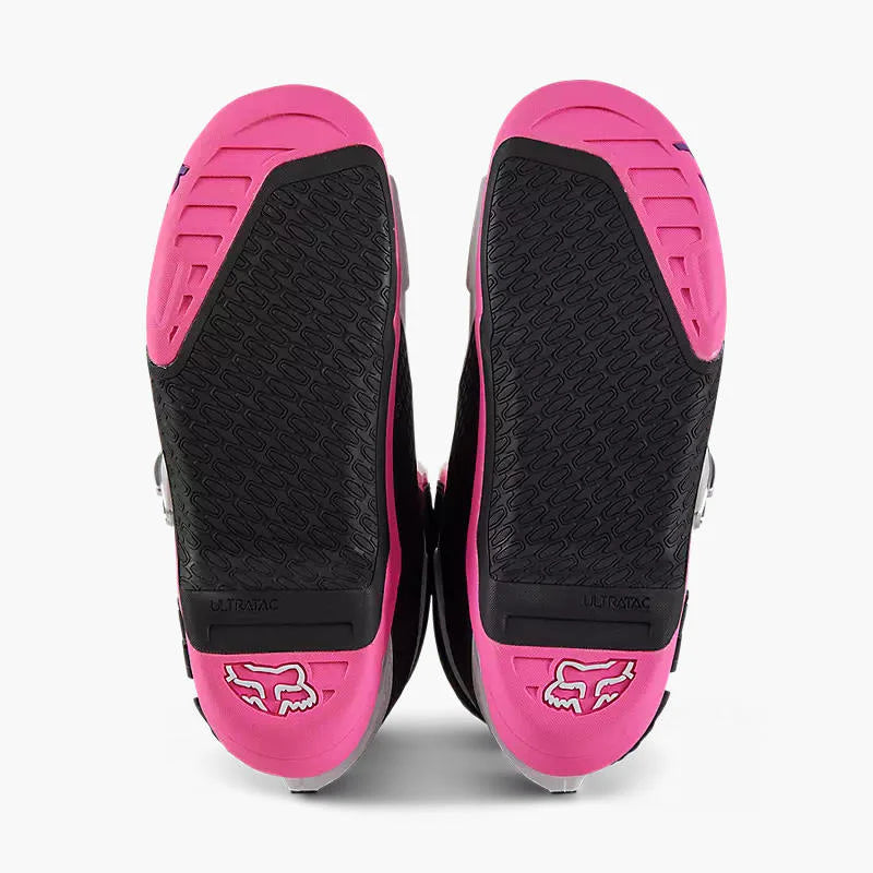 Botas Moto Instinct Gris/Rosado Fox