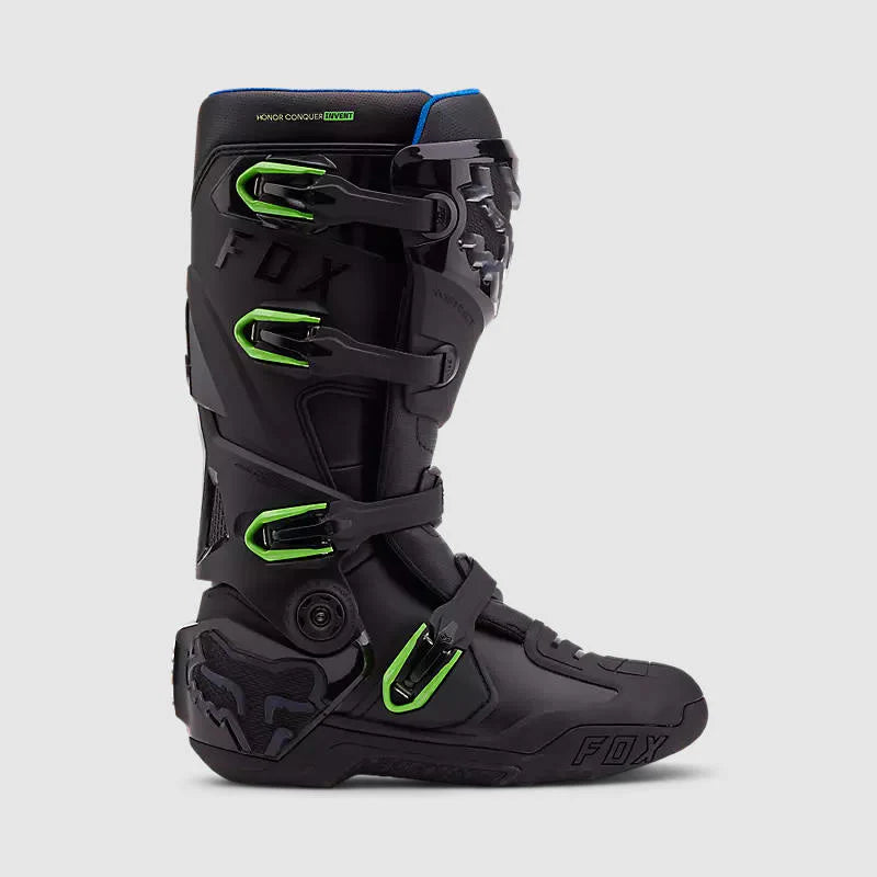 Botas Moto Instinct Edición Limitada 50 Años Negro/Verde Fox