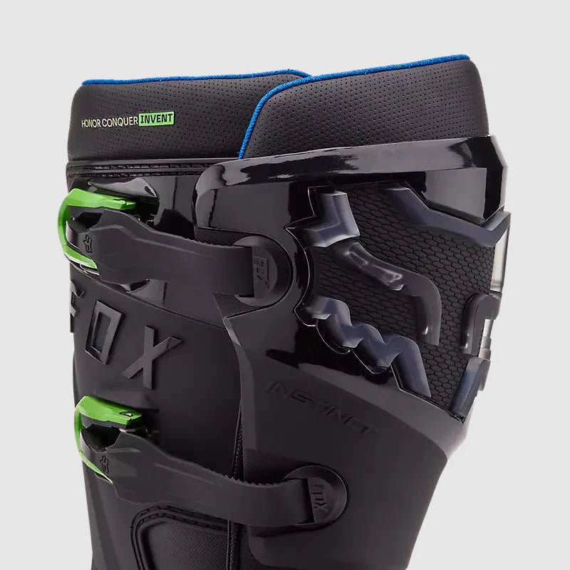 Botas Moto Instinct Edición Limitada 50 Años Negro/Verde Fox