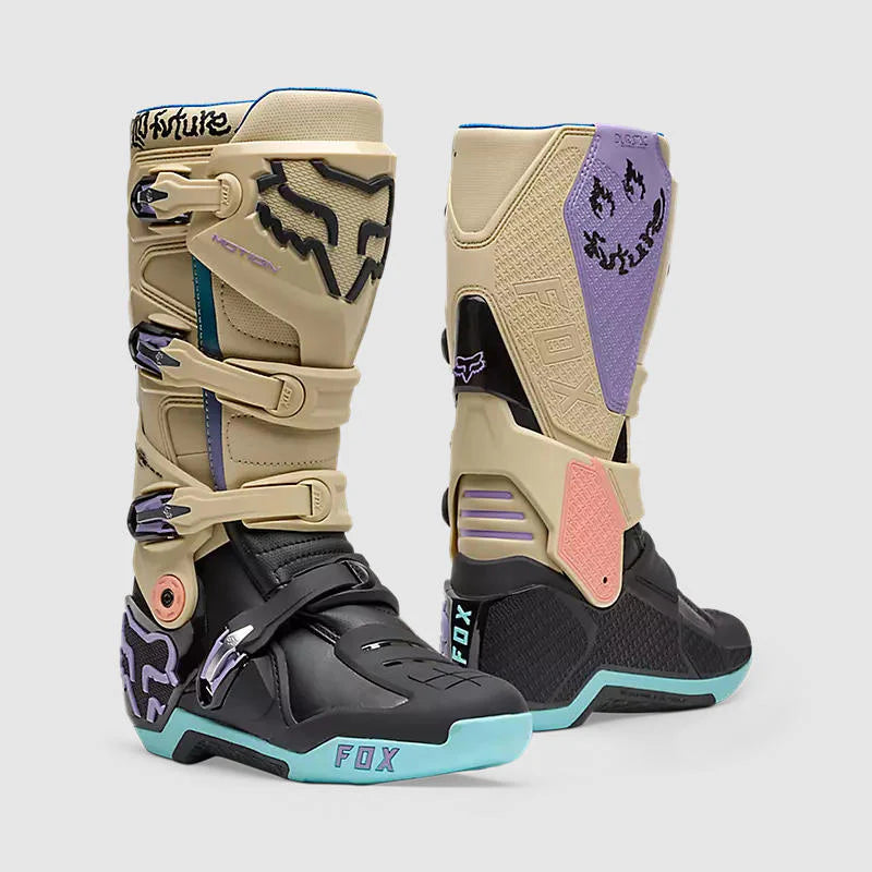 Botas Moto Motion Hello Future Cafe/ Morado Fox