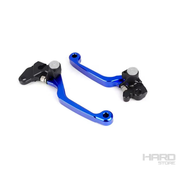 Palancas embrague y freno aluminio CNC azul para Yamaha YZ TTR WR