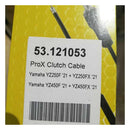 Etiqueta Prox Clutch Cable 53.121053 Yamaha YZ 250F, YZ 250FX, YZ 450F y YZ 450FX