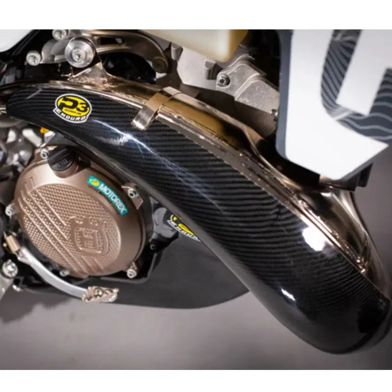 Protector de Pipa Carbono 2T MAX Cobertura KTM | HUSQVARNA | GASGAS 250-300cc (2023-2025)