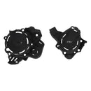 Protector tapas de motor Acerbis X-Power negro para Husqvarna TC / TE 125 150 y GasGas MC 125