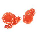 Protector tapas de motor Acerbis X-Power naranja para KTM EXC-F 250 / 350 2024-2026