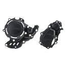 Protector tapas de motor Acerbis X-Power negro para KTM EXC-F 250 / 350, Husqvarna FE y GasGas EC-F 2017-2023