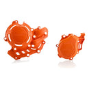 Protector tapas de motor Acerbis X-Power naranja para KTM SX-F / EXC-F 450 500 2016-2023