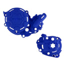 Protector tapas de motor Acerbis X-Power azul para Yamaha YZ 250 F 2024-2025 y YZ 250 FX