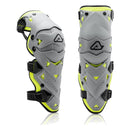 Rodilleras Acerbis Impact EVO 3.0 gris/amarillo para motocross y enduro, par
