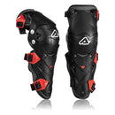 Rodilleras Acerbis Impact EVO 3.0 negro/rojo para motocross y enduro, par