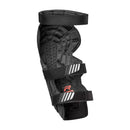 Rodilleras moto niño Fox Titan Race CE negras, vista interior con bio-foam ventilado y correas