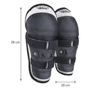 Rodilleras niño Fox Pee Wee Titan con medidas: alto 26 cm, ancho 10 cm
