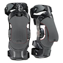 Rodillera POD K8 3.0 carbono grafito vista frontal y lateral