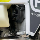 Ventilador instalado en radiador Husqvarna enduro