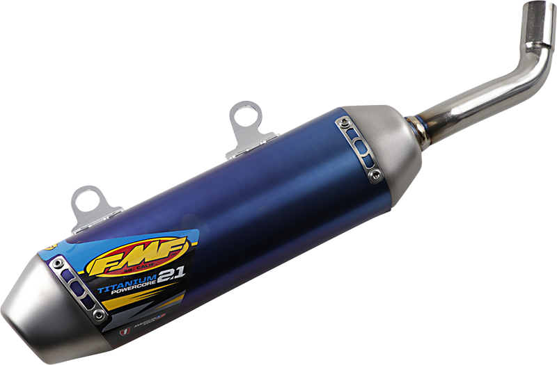 ESCAPE FMF POWERCORE SHORTY 2.1 TITANIO / HUSQ-KTM-GASGAS TE,EXC,EC 250-300 / 2020-2023 REF. 025255