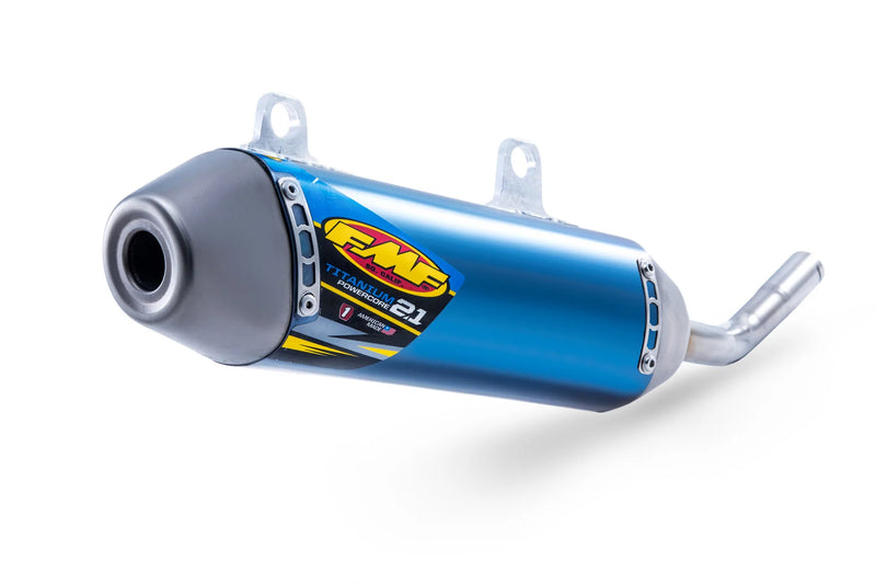 ESCAPE FMF POWERCORE SHORTY 2.1 TITANIO / HUSQ-KTM-GASGAS TE,EXC,EC 250-300 / 2020-2023 REF. 025255