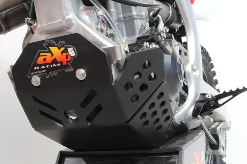 Cubre carter Moto Honda CRF 250R-RX/ CRF450R-RX - 4 TIEMPOS 2019-2021 / PLACA PROTECTORA XTREM 8MM /  NEGRO AX1512